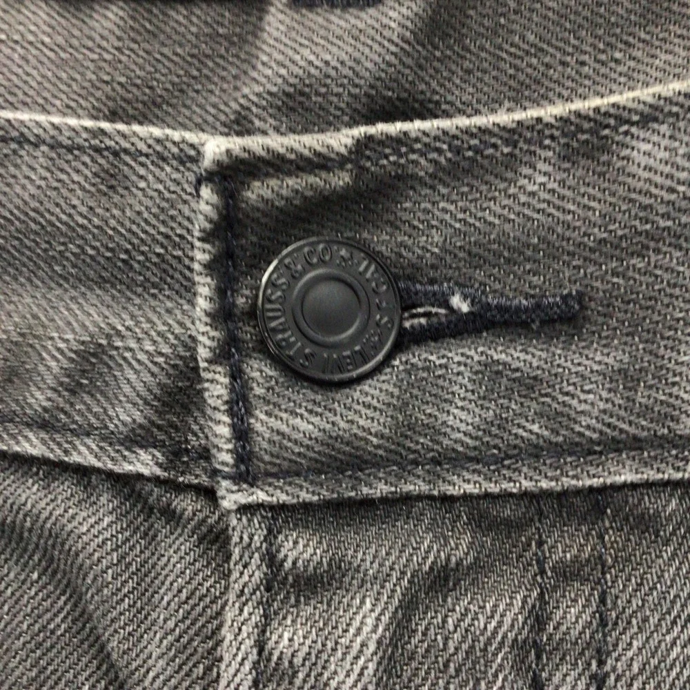 Levis 513 Black Jeans Mens‎ Sz 38X32 Flaws